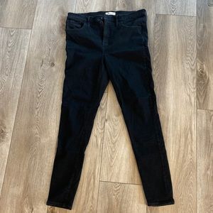 Madewell Black Road Tripper Skinny Jeans - 32 Tall